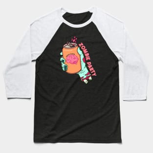 Zombie Party Baseball T-Shirt